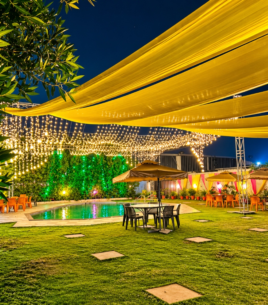 Pool at Night